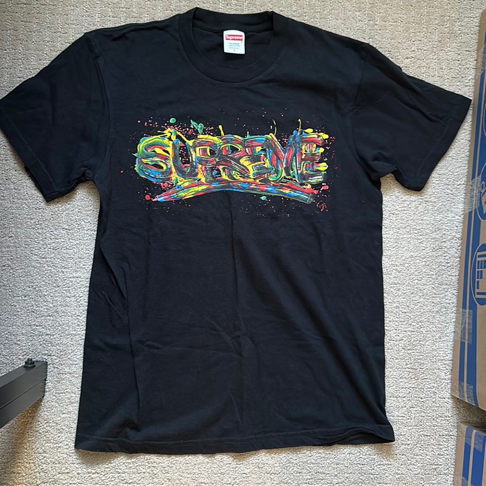 Supreme Paint Logo Tee